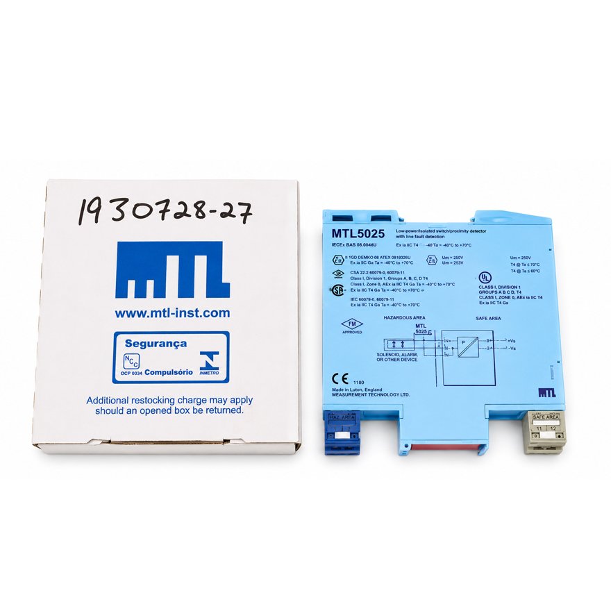 MTL5025 Eaton Low Current Loop-Powered Solenoid/Alarm Driver